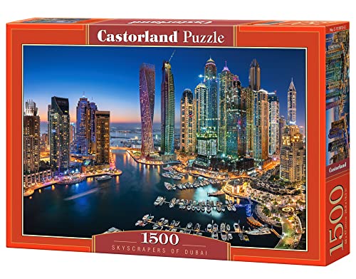 Castorland Hobby-Puzzle Panoramico Con Grattacieli Di Dubai, Set Da 1500 Pezzi, Multicolore, C-151813-2