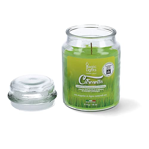 Candela Citronela In Vaso 510Ml Magic Lights