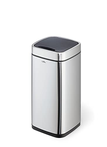 Durable 342223 - Cestini Con Sensore No Touch, Con Contenitore Interno, 21 Litri, Argento
