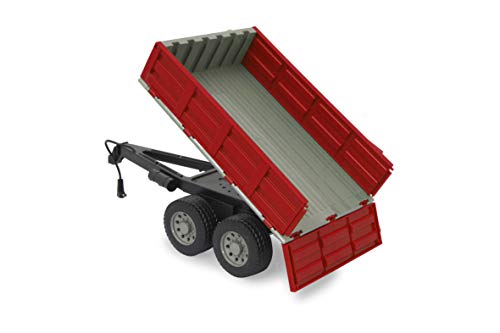 Jamara Remorque Basculante Rouge Pour Rc Tracteur 1:16
