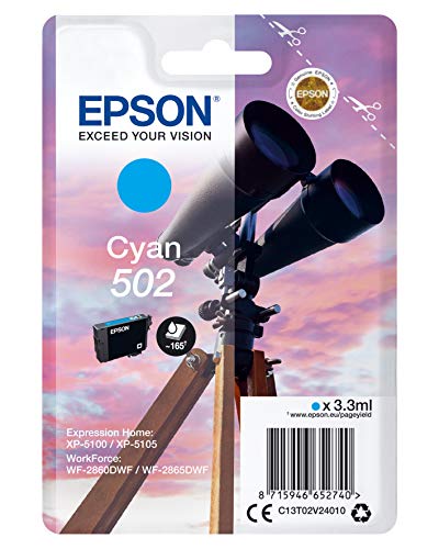Epson Singlepack Cyan 502 Ink