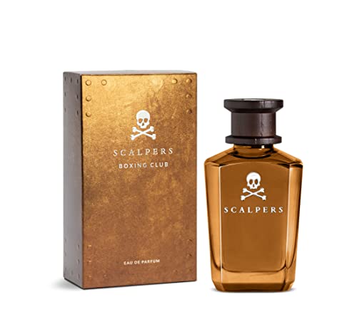 Scalpers The Boxing Club, Eau De Parfum Da Uomo, Profumo Uomo Con Fragranza Di Felce Aromatica E Note Di Iris, Foglie Di Violetta E Rabarbaro, Ottimo