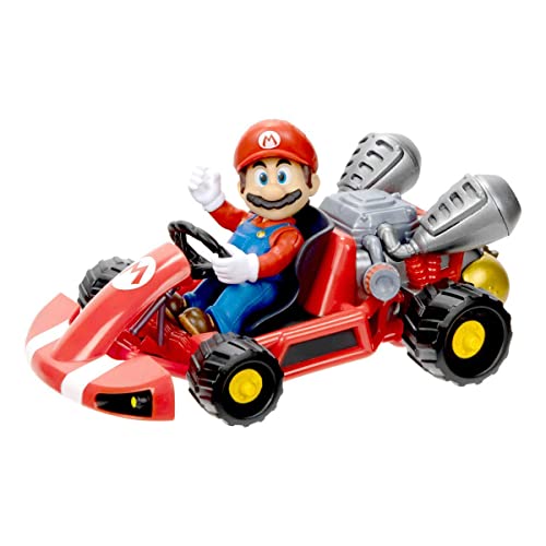 Super Mario 2.5" Figura W/Kart - Mario