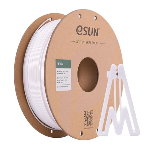 Esun Filamento Petg 1.75Mm, Filamento Per Stampante 3D Petg, Precisione Dimensionale +/- 0.05Mm, Bobina Da 1Kg (2.2 Libbre) Filamento Per Stampa 3D Pe