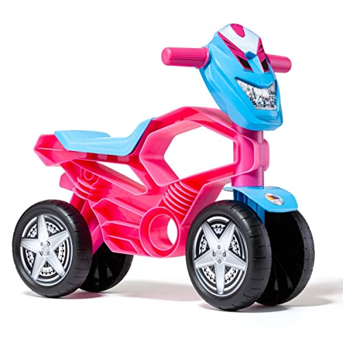 M Molto-21201 La Mia Prima Moto Corrimano Rosa, Multicolore, Sin Mochila, 21201