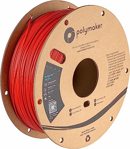 Polymaker Polylite Petg Rosso - 1,75Mm - 1Kg