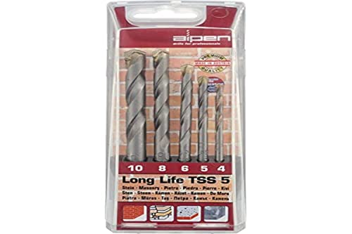 Estuche Brocas Alpen Widia Long Life 5 Piezas
