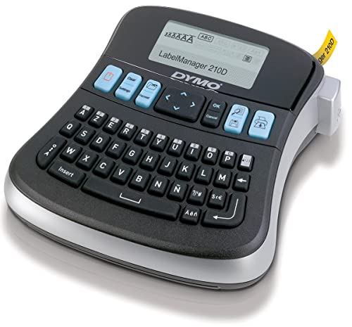Dymo S0784430 Labelmanager 210D Etichettatrice Elettronica Professionale, Nero
