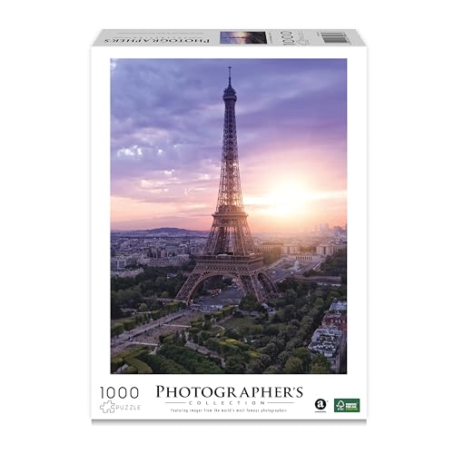 Unbekannt- Ambassador 7230961-Puzzle Da 1000 Pezzi, Torre Eiffel Parigi, Per Adulti E Bambini Dai 12 Anni In Su, Photographer'S Collection, Colore Bia