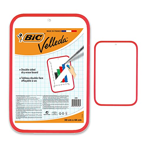Bic Weißwandtafel Velleda, 2 Seiten, Maße: 300 X 440 Mm
