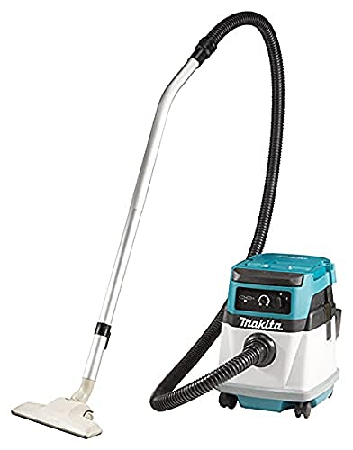 Makita Dvc150Lz Aspirapolvere 18Vx2 Lxt Ac/Dc 15L, Multicolore, Aluminium