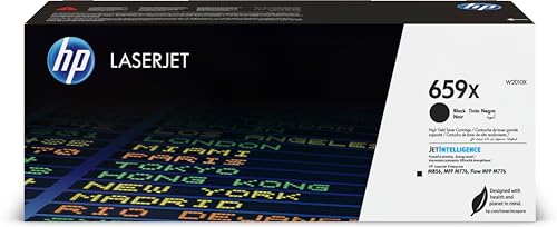 Hp 659X W2010X, Cartuccia Toner Originale Hp Da 34000 Pagine, Compatibile Con Le Stampanti Hp Laserjet Enterprise M856, Mfp M776, Nero