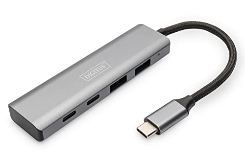 Digitus Hub A 4 Porte Usb-C, 2 Usb A + 2 Usb-C, 10Gbps