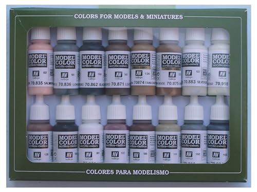 Vallejo Model Color 70144 Equestrian Colors - Colore Aerografo, 16 X 17 Ml