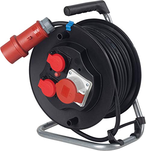 805577, S - Schwabe 10145 Cee Del Cavo Di Sicurezza Bobina 20 M, H05Vv-F 5G 1.5/400 Volt Ad Alta Tensione, 16 Ampere Interni