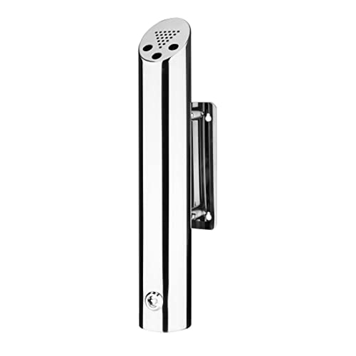 Bolero Cg044 Cilindro Posacenere, Montaggio A Parete, Argento
