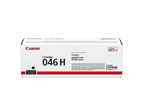 Canon Cartuccia 046 H Bk Toner Nero, Rendimento 6.300 Pagine, Imballo In Cartone