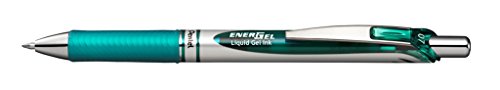 Pentel Energel Bl77 Penna Roller In Gel Con Meccanica Di Stampa, Larghezza Linea 0,7 Mm (Sfera 0,7 Mm), 1 Pezzo, Turchese
