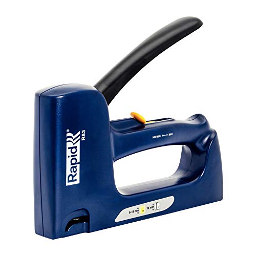 Rapid R83 Pistola Multifunzione 2-In-1 Per Graffette N. 13 E Chiodi N. 8, Dotata Di Impugnatura Ergonomica E Parti Interne In Acciaio, Adatta Per Lavo