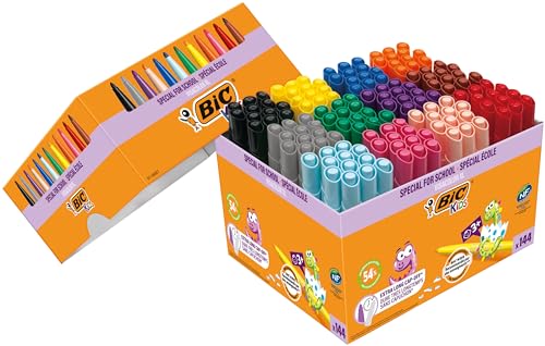 Bic Kids Visacolor Xl - Confezione Da 144 Pennarelli Colorati