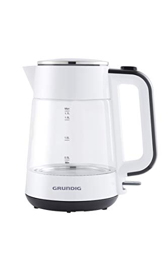 Hervidor De Agua Grundig Wk 5860 1,7 L Negro, Blanco 2400 W