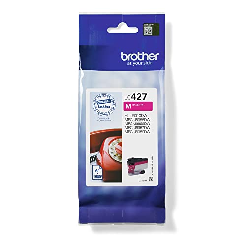 Brother Lc427M Cartuccia Inkjet Originale, Fino A 1500 Pagine, Per Stampanti Mfcj5955Dw / Mfcj6955Dw / Hlj6010Dw, Magenta