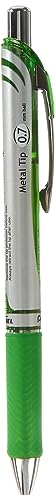Pentel Energel Bl77 Penna Roller In Gel Con Meccanica Di Stampa, Larghezza Linea 0,7 Mm (Sfera 0,7 Mm), 1 Pezzo, Verde Chiaro