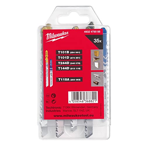Set De 35 Lames De Scie Sauteuse Milwaukee Accessoires - 4932479088