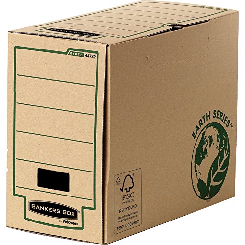 Bankers Box 4473202 Scatola Archivio A4+ Earth Series, Dorso 150 Mm, Fsc, Confezione Da 20 Pezzi