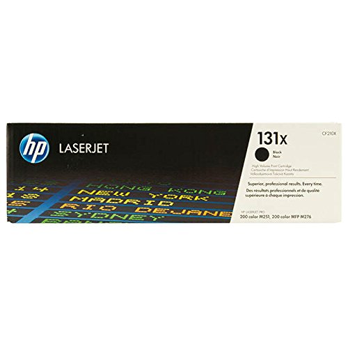 Hp 131X Cf210X Cartuccia Toner Originale Per Stampanti, Elevata Capacità, Compatibile Con Le Laserjet Pro Serie 200, M251 E M276 Mfp, Nero