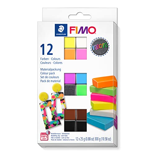 Staedtler 8013 C12-3St - Pasta Modellante, Multi, Standard