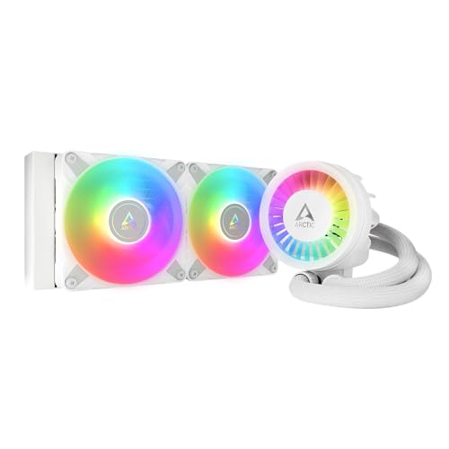 Arctic Liquid Freezer Iii 240 A-Rgb (Bianco)- Sistema Di Raffreddamento Ad Acqua Per Pc, Dissipatore A Liquido All-In-One Per Cpu Aio, Compatibile Con