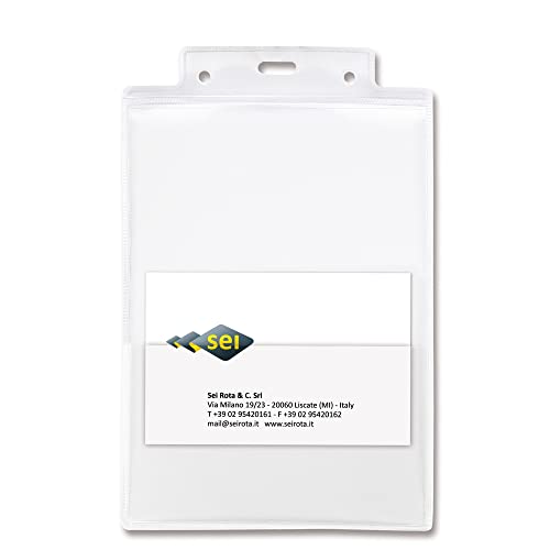Sei Rota 94838 Portanome Pass 6St, Neutro, Pvc, A6, 10 X 15 Cm