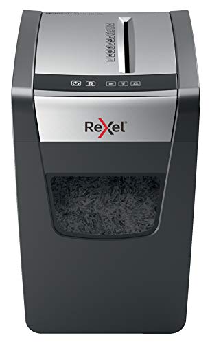 Rexel Momentum X312-Sl Slimline - Distruggidocumenti Manuale - 12 Fogli, Tagli A Frammenti (Slimline), Sicurezza P-3, Capacità 23 Litri, 2104574Eu