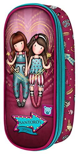 Safta, Astuccio Con Cerniera Gorjuss Fairground Fireworks 10 X 23 X 6 Cm Unisex-Bambini E Ragazzi, Multicolore, Talla Única