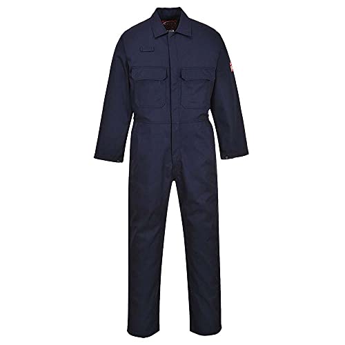 Portwest Biz1 Tuta Ignifuga Unisex - Adulto, Navy, M