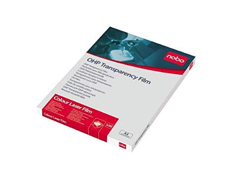 Nobo Lucidi Per Stampanti Laser, Trasparente, 50 Pezzi, 33638782