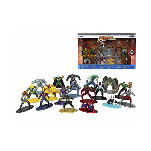 Jada Toys Marvel Pack 18 Figurines Diecast Nano Metalfigs Wave 7 4 Cm