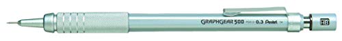Pentel Pg513-E - Portaminas Calibrado, Plateado, 0,3 Mm
