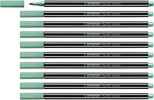 Pennarello Premium Metallizzato - Stabilo Pen 68 Metallic - Verde Metallizzato