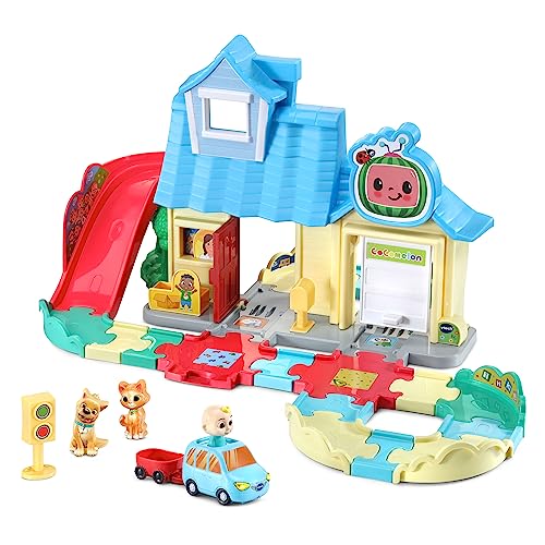 Vtech Tut Baby Flitzer-Set Di Binari Per Casa Giocattolo Cocomelon Jjs, 80-557904