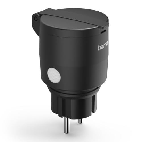 Hama Presa Wi-Fi (Smart Home, Presa Wi-Fi Controllata, Universale, Presa Intelligente Con App E Controllo Vocale, Presa Smart Home Come Timer, Presa R