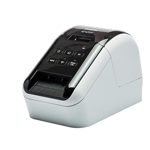 Brother Ql810W Stampante Per Etichette Con Wi-Fi E Airprint, Stampa A Due Colori Rosso E Nero