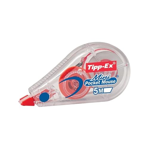 Tipp-Ex Mini Pocket Mouse Fashion, Rullo Di Correzione, 5 Mm X 6 M , Colori Assortiti,1 Pezzo