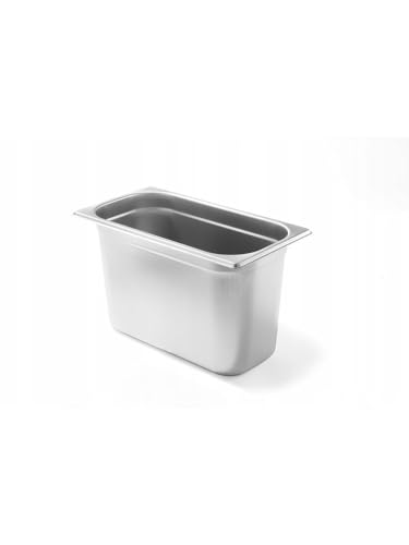 Hendi Contenitore Gastronorm, Gn 1/4, Resistenza Termica -40 °C A 300 °C, Compatibile Con I Forni A Convezione, Frigoriferi, Bagno María, Chafing Dish