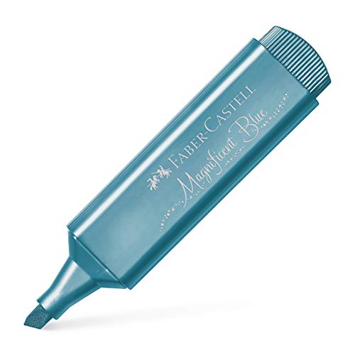 Faber-Castell Textliner 46 Caja De Marcadores Fluorescentes Azul Metalico