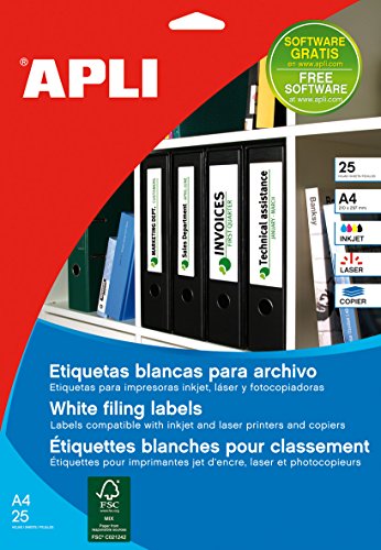 Apli 1232 – Blister Con Etichette, 175 Pezzi