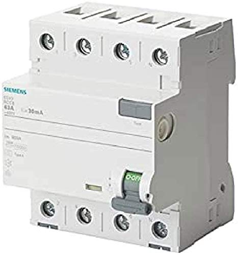 Siemens 5Sv – Interruttore Differenziale Clase-A 4 Poli 40 A 100 Ma 70 Mm