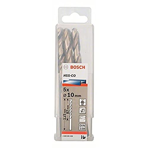 Bosch Professional Hss-Co Din338: 10,0 X 87 133: 5 Uds
