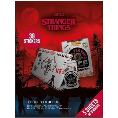 Series,Stranger Things: Gadget Stickers Adesivi Stranger Things